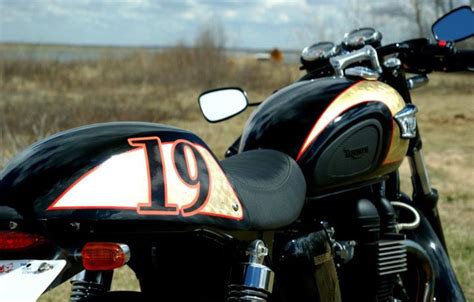 Triumph bonneville monza cap kit. Readers Rides: tight golden Triumph | Return of the Cafe ...