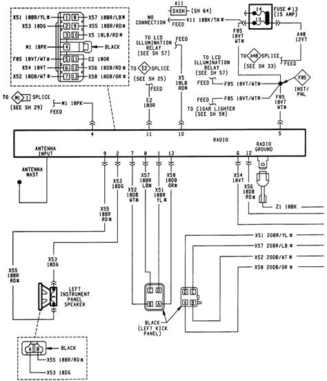 So i got the jeep back up and running after blowing the. 2000 Jeep Xj Radio Wiring Diagram - Wiring Diagram and Schematic