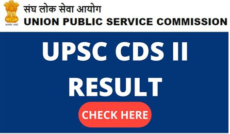 Upsc Cds Result Out Cds Merit List Pdf Check