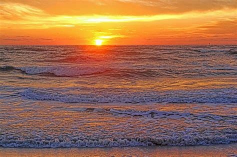Sizzle Sunset On The Gulf Of Mexico By H H Photography Of Florida