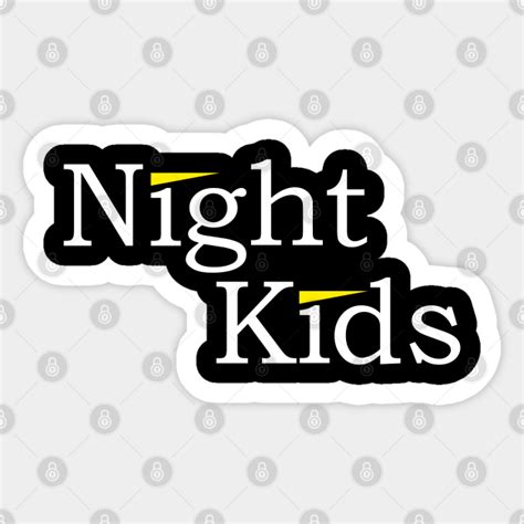 Night Kids Initial D Sticker Teepublic