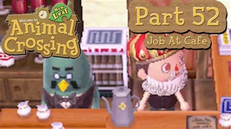 Animal Crossing New Leaf Part 52 Part Time Job At Brewsters Cafe