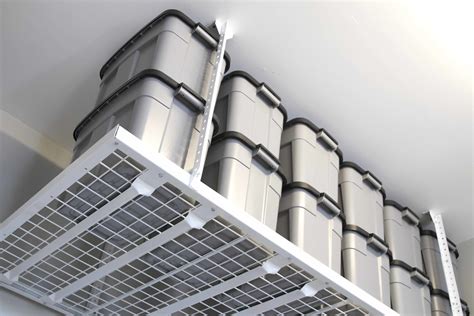 High load capacity up to 4200kg. 4′ x 8′ HEAVY DUTY CEILING STORAGE SYSTEM - Above All ...