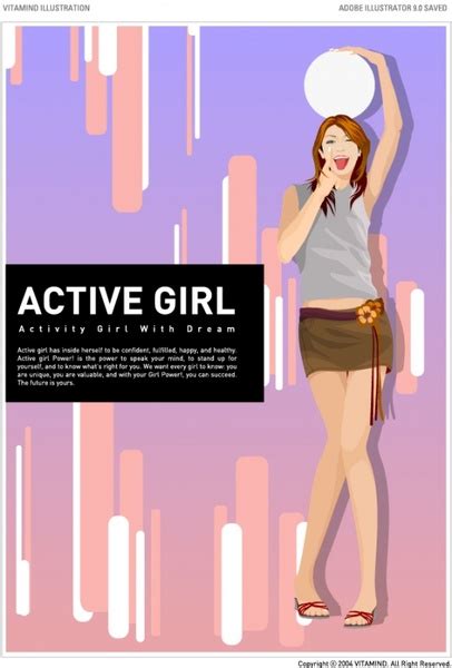 Beautiful Girl Vector Vectors Graphic Art Designs In Editable Ai Eps