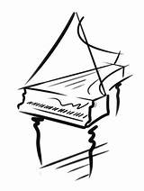 Piano Drawing Harpsichord Outline Getdrawings Festival Drawings Clipartmag Paintingvalley sketch template