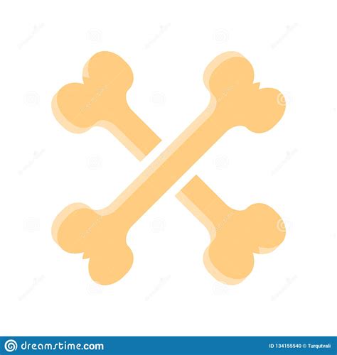 Bones Icon Vector Sign And Symbol Isolated On White Background Bones