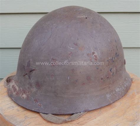 A Nice Unmessed With Imperial Japanese T 90 Army Helmet