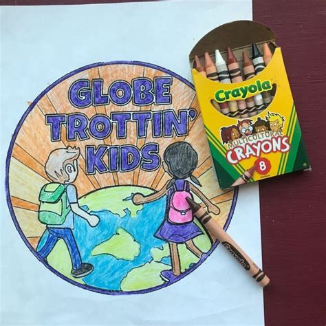Print Color And Share Globe Trottin Kids Geography For Kids Kids