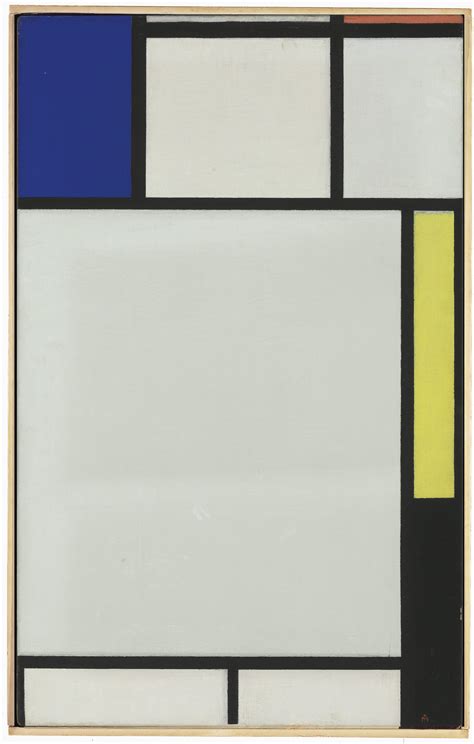Piet Mondrian 1872 1944 Composition Avec Bleu Rouge Jaune Et Noir