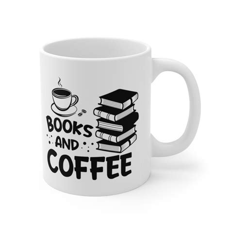 books and coffee mug for book lovers book lovers mug book etsy uk