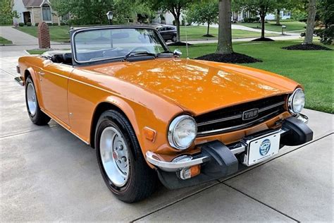 Pick Of The Day 1976 Triumph Tr6 With Low Mileage And Roadster Flair