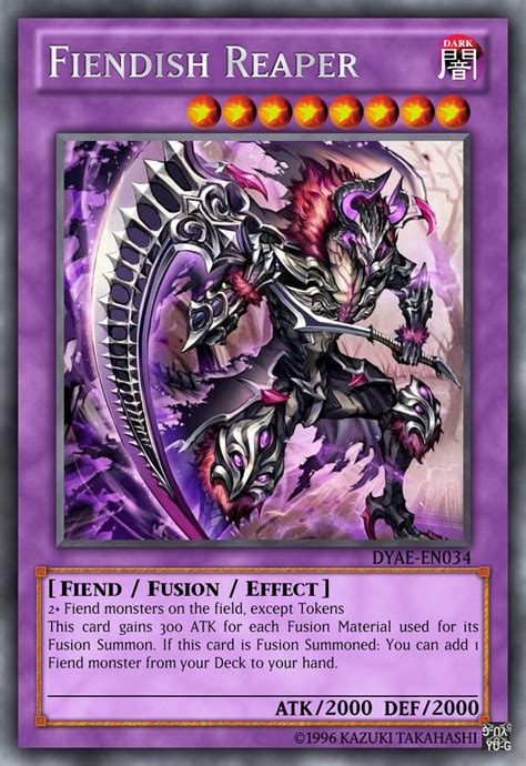 Fiendish Reaper Yugioh Cards Yugioh Yugioh Monsters