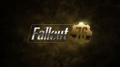 Fallout 76 Game Logo 4k Hd Games 4k Wallpapers Images Backgrounds
