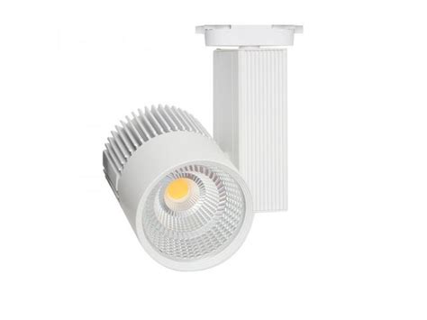 Spot sur rail il y a 20 produits. Spot Led sur rail blanc 30W 4000K | Contact LIONYX
