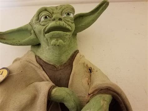 Star Wars Episode 1 Yoda Latex Rubber 12 In Hand Puppet 1999 With Tags