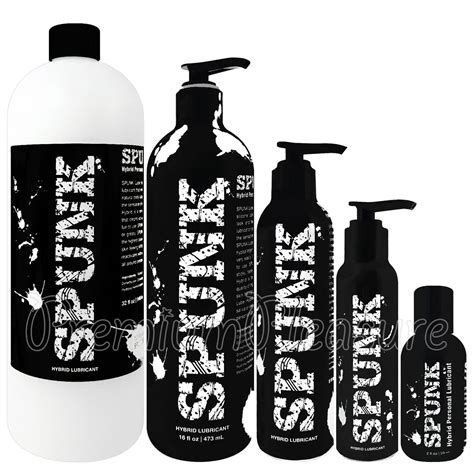 Spunk Hybrid Lubricant Silicone Water Based Lube Premium White Creamy