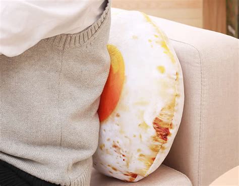 A cute fried egg plushie with a very happy face. Fried Egg Style Throw Pillow - FeelGift