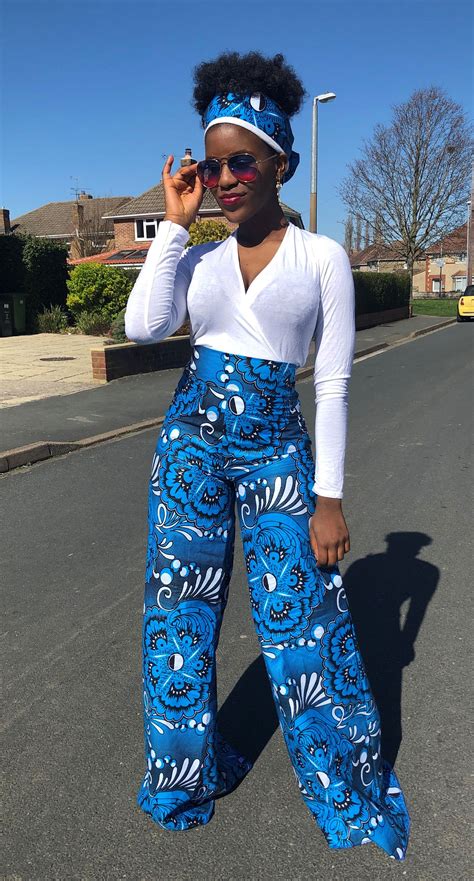 Ankara African Print Trousers Etsy UK African Fashion African