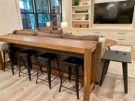 Bar Height Sofa Table Home Design Ideas