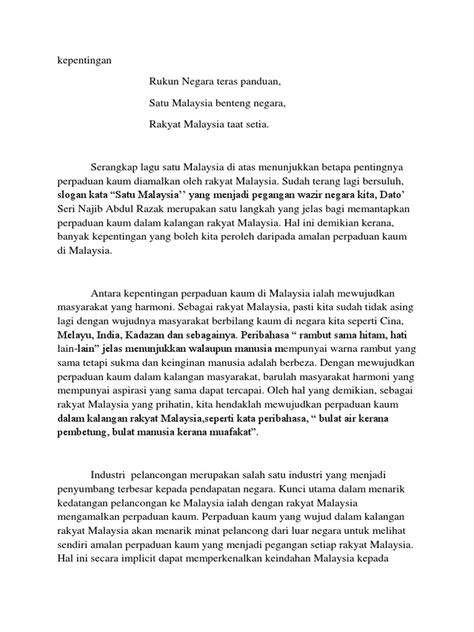 Seterusnya, kesan perpaduan di sabah ialah, keamanan negara dapat dipertingkatkan. Kesan Tidak Mengamalkan Perpaduan Kaum