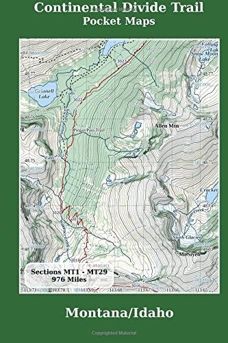 Continental Divide Trail Pocket Maps Montanaidaho K Scott Parks