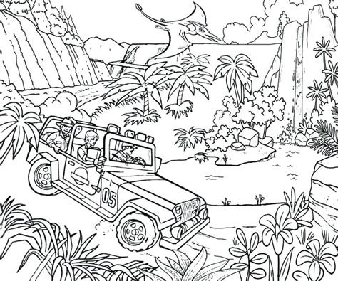 Each coloring page is on a separate sheet. Jurassic Park Coloring Page# 2409576 | Dinosaur coloring ...