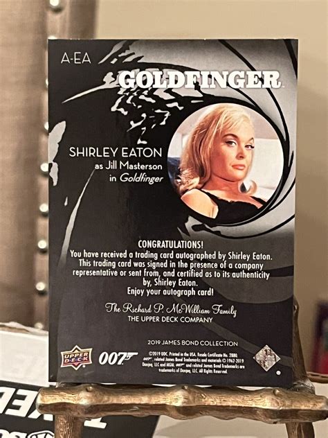 2019 James Bond Collection Goldfinger Shirley Eaton Jill Masterson As