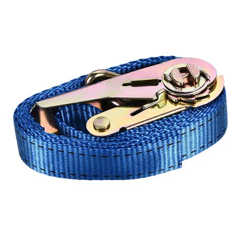 15m X 25mm Ratchet Tie Down Strap Cargo Lashing Up To 800kg Double J