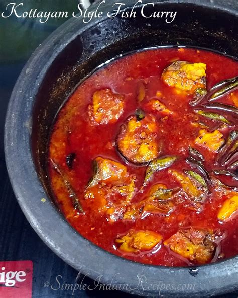 Kottayam Style Fish Curry Meen Mulakkitathu Simple Indian Recipes