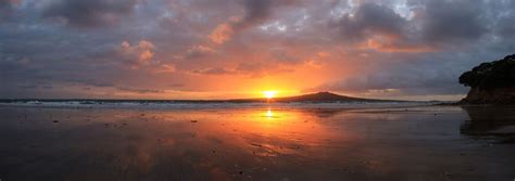 Rangitoto On Fire Nz Landscape Prints For Sale By Chris Gin