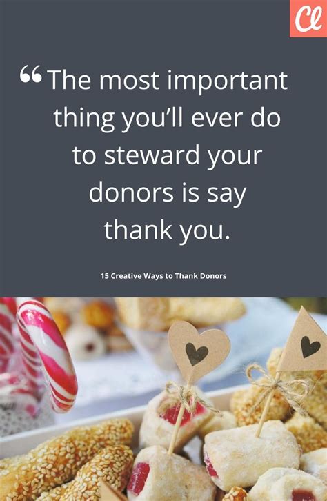 Maybe you would like to learn more about one of these? 15 Creative Ways to Say Thank You to Your Donors | Classy | Donor, Creative, Thank you quotes