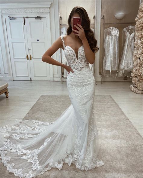 Eleganza Sposa Wedding Dresses 2022 Hi Miss Puff Lace Mermaid