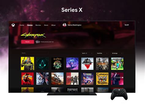 Xbox Series X Ui Design Games By Airidas Blekaitis On Dribbble