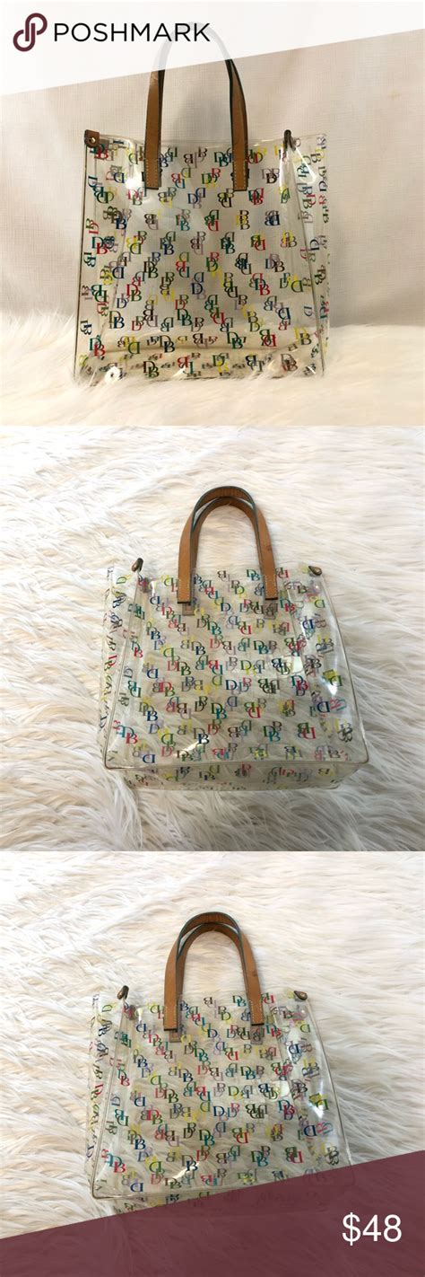 Dooney And Bourke Signature Clear It Tote 8x9 Dooney Bourke Bourke Dooney
