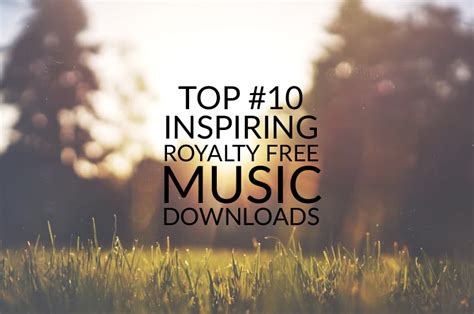 No copyright music (you are free to use it on any of your (legal) projects. Top 10 Inspiring Background Instrumental Royalty Free Downloads 2017 - Jan Baumann