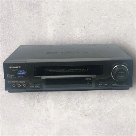 Vcr Vhs Hifi Stereo Video Cassette Recorder Player Sharp Vc H U