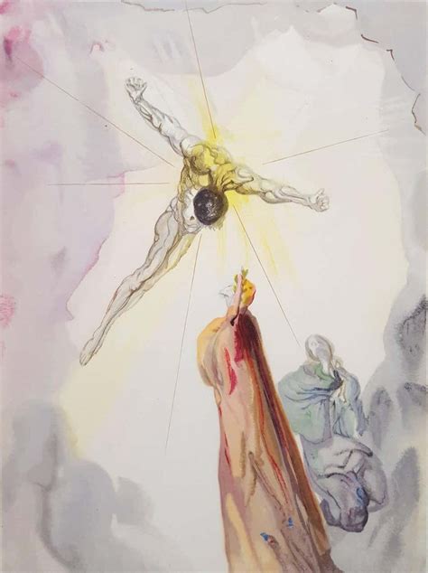 Salvador Dalí­ The Apparition Of Christ Heaven Canto 13 Af19513
