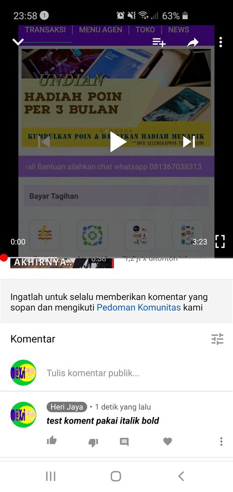 Scopri ricette, idee per la casa, consigli di stile e altre idee da provare. Cara Komentar Youtube Pakai Huruf Tebal Miring (Bold ...