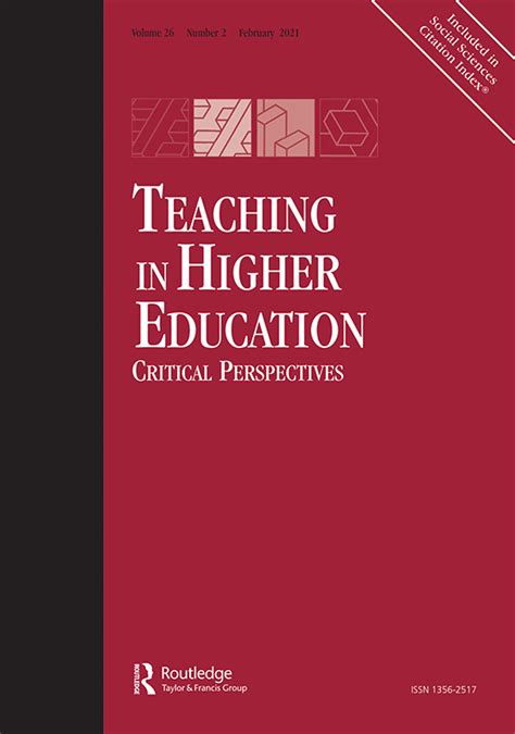 Teaching In Higher Education Vol 26 No 2