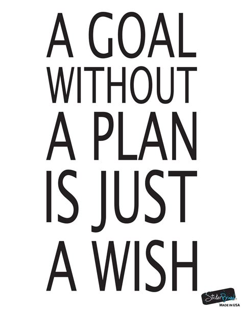 A Goal Without A Plan Is Just A Wish Quote 6039 Wish Quotes Keto