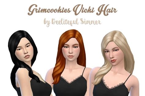 Grimcookies Vicky Hair Retexture At Deeliteful Simmer Sims 4 Updates