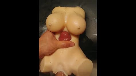 Cock Impaled Sex Doll Through Stomach Cumshot