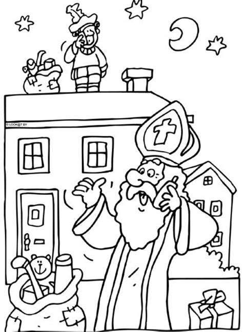 Sint en Piet Sinterklaas, Kleurplaten, Zwarte piet