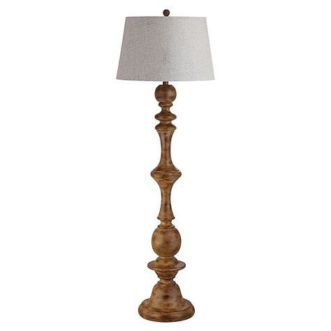 JONATHAN Y Taylor 67" Resin LED Floor Lamp in Brown | Bed Bath & Beyond