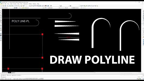 How To Draw Polyline In Autocad With Coordinates Draw Polyline In