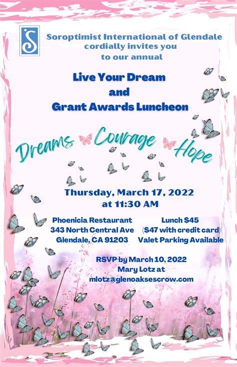 Live Your Dream and Grants Awards Luncheon | Soroptimist International