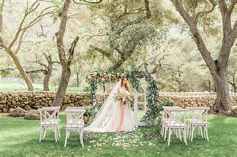 Keep your garden wedding light and airy with the perfect mix of pastel colors. Ethereal Spring Garden Wedding Ideas | Southern California ...
