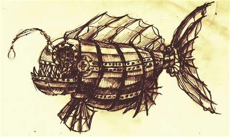 Steampunk Fish By Drakohuhol Steampunk Aesthetic Steampunk