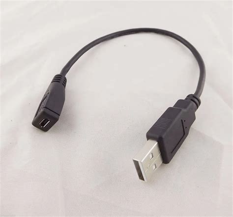 1pc Usb 20 A Male To Micro 5 Pin Usb Female Charging Data Converter