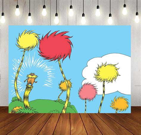 Buy Colorful Forest Lorax Movie Background The Lorax Dr Seuss Party